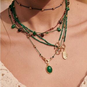 Sezane 🩵 Green Necklace